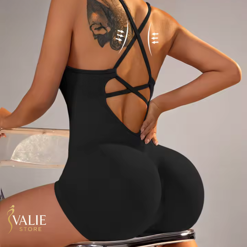 Macacão Fitness Feminino – Curto, Modelador e Super Confortável