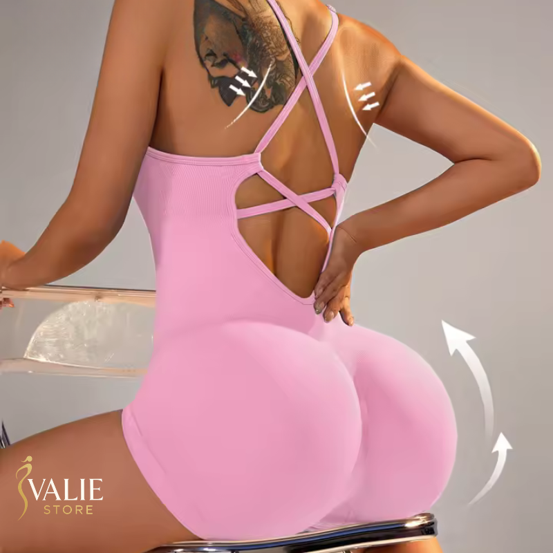 Macacão Fitness Feminino – Curto, Modelador e Super Confortável