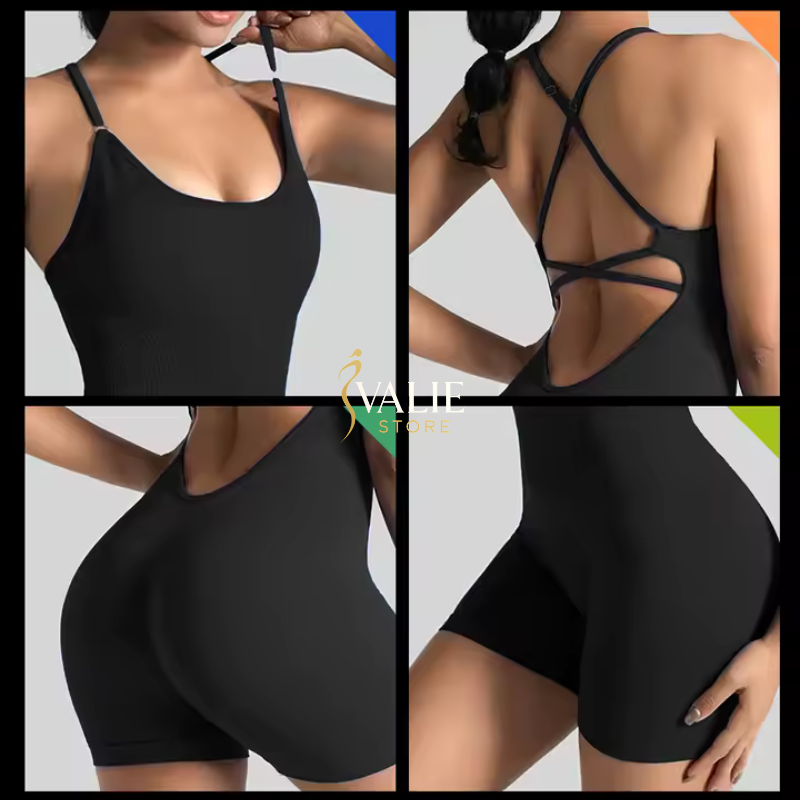 Macacão Fitness Feminino – Curto, Modelador e Super Confortável